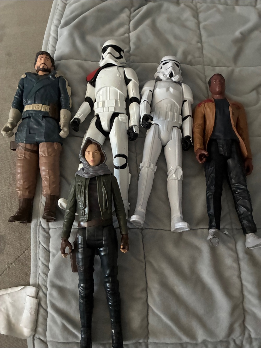 Star Wars-Inspired White and Black Stormtrooper Action Figure - Kids Toys